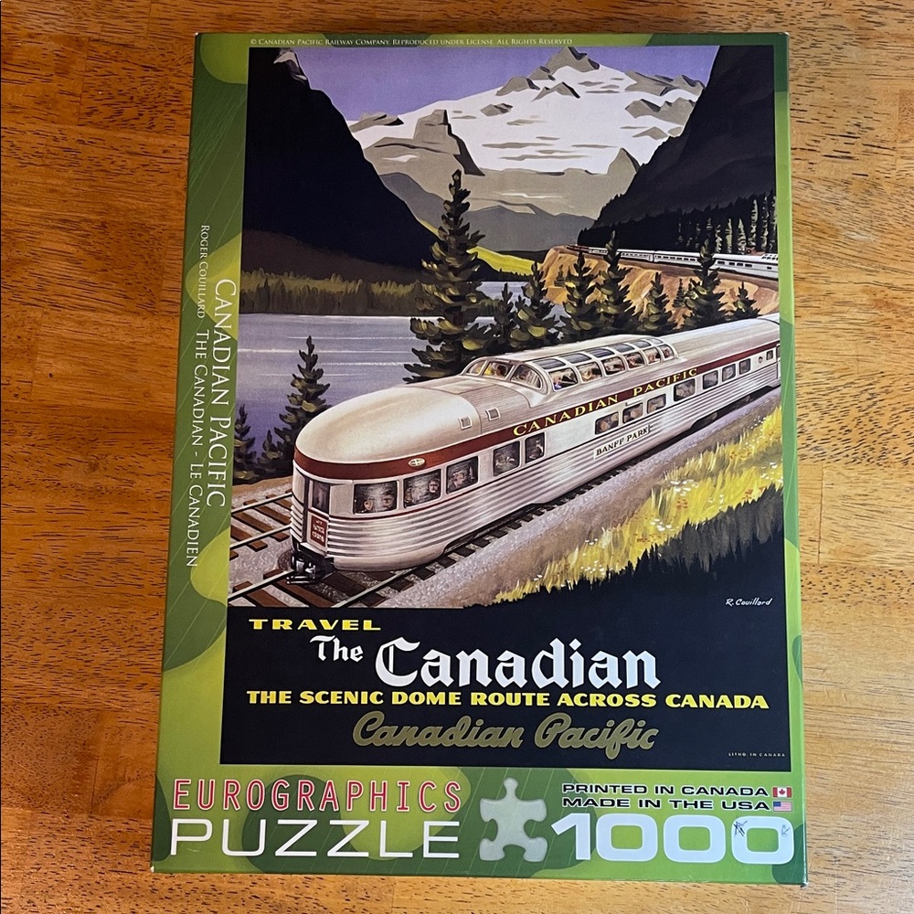 Eurographics Canadian Pacific Train Puzzle - 1000 Pieces